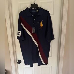 New Polo Ralph Lauren Polo Shirt Navy size 2XLT